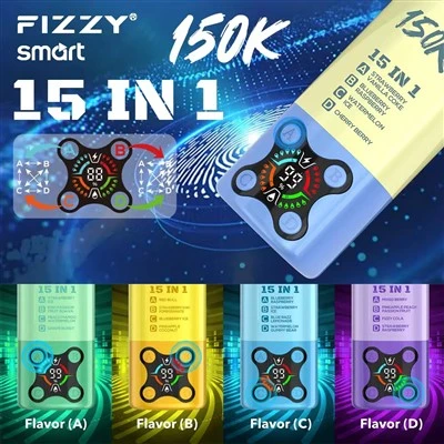 FIZZY SMART 150000 sbuffi (15 in 1) Vape